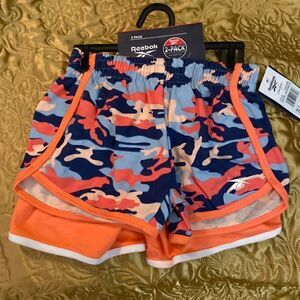 Reebok 2 pack Girl shorts 6X